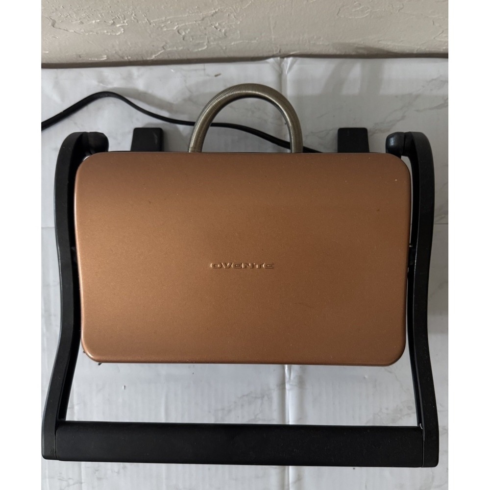 Ovente Panini Press Model  SM1201-G2‎ Gold